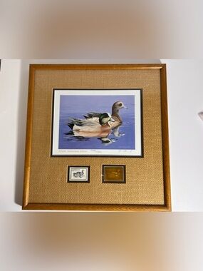 1984 Federal Duck Stamp Print William C Morris Medallion Stamp 1923/11000